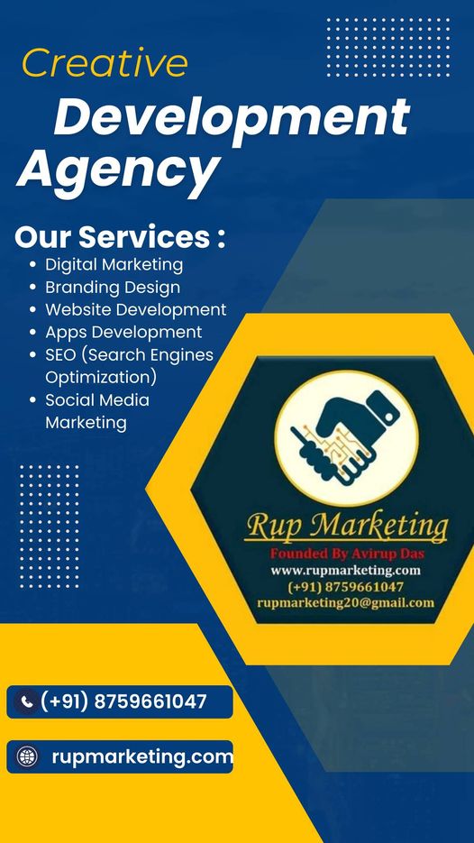 If You Interested In Digital Marketing,
Like- Business Promotion, Social Media Marketing, Email Marketing, WhatsApp Marketing, Search Engine Optimization, Review Marketing, Grownup Visitor, YouTube Su…